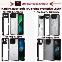 ราคา ROG Phone 6 / 6Pro / 6D / Rog 7 / 7Ultimate / Rog 8 / 8Pro / Rog 9 / 9Pro Hard PC Back + Soft TPU Frame Protective Cover (28487554996)