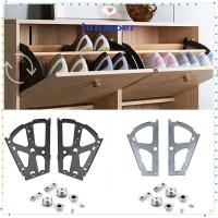 ราคา จุนเมอร์ บานพับตู้รองเท้า, สแตนเลสเปลี่ยนแร็คลิ้นชักตู้บานพับ, เคลื่อนย้ายได้ซ่อนบานพับฟิตติ้งชั้นวางรองเท้าเฟอร์นิเจอร์ (43621680602)