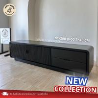 ราคา ตู้วางทีวีไม้สักแท้ 100% 2บานเปิด 2ลิ้นชัก (200x50x40cm.) (40363870253)
