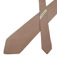 ราคา เนคไท Salvatore Ferragamo Silk Pink Geometric Italy เนคไทแบรนด์เนม ของแท้ (26239300810)