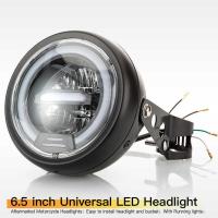 ราคา ขายร้อนอุปกรณ์มอเตอร์ไซค์ 6.5 นิ้ว นํา ไฟหน้าทรงกลมย้อนยุคพร้อมชุดไฟหน้าไฟวิ่งกลางวัน (53452316051)