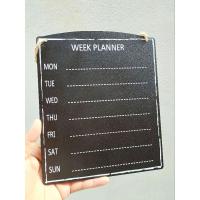 ราคา กระดานดำแบบแขวน ปฏิทินกระดานดำ ปฏิทินอาทิตย์ ตารางปฏิทินแบบกระดานดำ 19.5x23.5cm. ฟรีชอล์ก9แท่ง (27221725658)