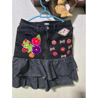 ราคา กระโปรงยีนส์ DIY ชายระบาย เอว 29” Handmade (41301646591)