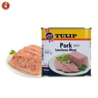 ราคา ￼ทิวลิป เนื้อหมูบด 340 กรัม Tulip Luncheon Meat 340 g. (40921546080)
