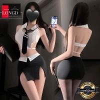 ราคา ชุดเลขา ชุดคอสเพลย์ออฟฟิต ชุดนอนเซ็กซี่ AA662 (Pi)️มีของส่งในไทย ชุดเครื่องแบบสาว (57601731113)