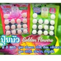 ราคา ปุ๋ยบัว ปุ๋ยบอน ปุ๋ยบอนสี ปุ๋ยไม้น้ำ Golden Flowers 14เม็ด มี2สูตร สูตรเร่งต้น สูตรเร่งดอก น้ำใสปลาไม่ตาย ยกลัง100แพ็ค (12125318848)