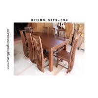 ราคา ชุดโต๊ะกินข้าวไม้สัก 100x200cm ชุดโต๊ะกินข้าว 8 ที่นั่ง (13038591492)