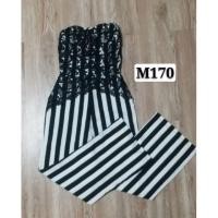 ราคา จั้มสูทเกาะอก ลายริ้ว มือสอง พร้อมส่ง ลดราคา! (5234859575)