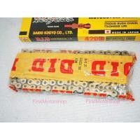 ราคา โซ่ DID สีทอง 420D 132 ข้อ KR150 Serpico TZR150 สำหรับล้างบาง420 นำเข้าจากญี่ปุ่น พร้อมชุดข้อต่อ Firstmotorshop (18023294844)