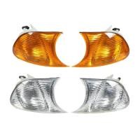 ราคา รถมุมด้านหน้าไฟซ้ายขวาเลนส์ใสไฟเลี้ยวสําหรับ BMW 3 Series E46 Coupe 1998-2001 (41773938994)