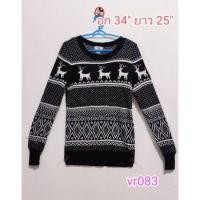 ราคา พร้อมส่ง️เสื้อกันหนาวไหมพรมคริสมาสต์เด็กอายุ 2-12 ปี มือ2 (12747846481)