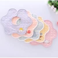 ราคา ผ้ากันเปื้อน เด็ก ผ้ากันน้ำลาย รูปทรงดอกไม้ (A0036)ผ้ากันเปื้อนเด็กแฟชั่น 360 องศา (กันน้ำ) ไม่ซึมลงด้านล่าง (19071801604)