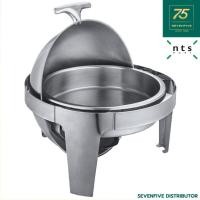 ราคา NTS ถาดอุ่นอาหารสแตนเลสสำหรับบุฟเฟต์ ชุด ถาดบุฟเฟ่ต์ ถาดอุ่นอาหาร อ่างอุ่นอาหาร ทรงโดมกลม ความจุ6.8ลิตร NTS1-CD-68L (11032736355)