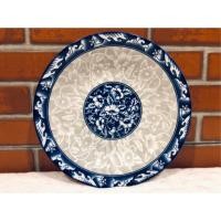 ราคา จานลายคราม 9 นิ้ว จาน เซรามิค กระเบื้อง จานลายไทย ลายไทย ถ้วยชาม เข้าไมโครเวฟได้ (7615297040)