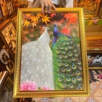 ราคา กรอบรูปภาพมงคล นกยูงคู่ ดอกโบตั๋น มอบเป็น ของขวัญ ของที่ระลึก งานขึ้นบ้านใหม่ งานเกษียณ (23176070423)