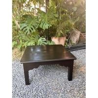 ราคา โต๊ะญี่ปุ่นไม้สัก สีโอ๊ค ขนาด70*70สูง35cm. โต๊ะสี่เหลี่ยม ปิกนิก (22962340707)