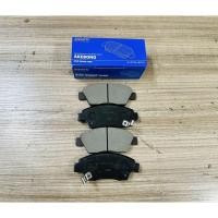 ราคา Akebono ผ้าดิสเบรคหน้า HONDA City 09-14, Jazz GE 08-14, Civic FD 1.8 รหัส AN-376WK (43670889797)