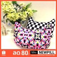 ราคา เลือกลายผ้าได้ ป้องกันไรฝุ่นได้ดี❤️หมอนเม็ดโฟมไมโครบีททรงหน้าแมว(นุ่มมาก) (440529377)