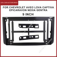ราคา รถวิทยุ Fascia สําหรับ Chevrolet Aveo Lova Captiva Epica Ravon Nexia Gentra MP5 ผู้เล่นแผงกรอบ 2Din หัวหน่วยสเตอริโอฝาครอบ (42153575446)