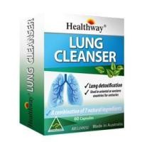 ราคา Healthway Lung Cleanser 60 Capsules วิตามินบำรุงปอด ดีท็อกซ์ (1541924036)