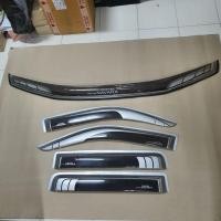 ราคา กันสาด กันแมลง nissan navara d40 ลายตาข่าย ใส่ปี 2006-2013 / กันสาดสำหรับ 4 ประตู (19673766087)