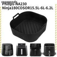 ราคา ROSEGOODS Air Fryerแม่พิมพ์,จานอบซิลิโคนแบบใช้ซ้ําได้,แถบกรองน้ํามันทนทาน 6.2LสําหรับPhilipsNA230 COSORI6.2L Airfryer Accesorios (43511232590)