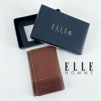 ราคา ELLE HOMME Flap Business Card Holder - Brown (24140942349)