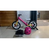 ราคา จักรยานทรงตัว cruzee สภาพใหม่พร้อมหมวก สนับมือ ศอก เข่า (decathlon) (57851546271)