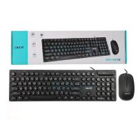 ราคา OKER Keyboard+Mouse แบบสาย USB รุ่น KM-4018 แป้นไทย/อังกฤษ (15698297581)