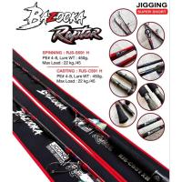 ราคา คันตกปลาบึก บาซูก้า BAZOOKA รุ่น “RAPTOR” Jigging Super Short (27585233888)