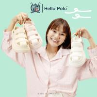 ราคา Hello Polo รองเท้าพื้นนิ่ม รองเท้าแตะรัดส้น แบบสวม แฟชั่นผู้หญิง EVA เสริมส้นได้ดี น้ำหนักเบา ใส่เดินสบาย รุ่น HP8054 (26335351788)