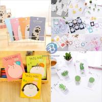 ราคา คละลายโพสอิท post-it กระดาษโน๊ตกาวในตัว sticky note ลายการ์ตูน bb99 (7015909617)