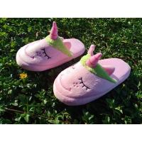 ราคา ‼️พร้อมส่ง‼️รองเท้าใว่เดินในบ้านพื้นหนาลายม้ายูนิคอร์นสีชมพู (6258832107)