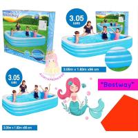 ราคา สระน้ำ สระเป่าลม สระว่ายน้ำเป่าลม น่ารักสุดๆ ยี่ห้อ Bestway 3.05 เมตร (5420713047)