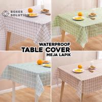 ราคา VBS ผ้าปูโต๊ะ PVC กันน้ํา Oilproof Anti-pollution ผ้าปูโต๊ะห้องครัวตกแต่ง Alas Meja桌布 (21896220972)