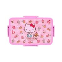 ราคา Super Lock กล่องถนอมอาหาร Hello Kitty Container Box ลายลิขสิทธิ์แท้ คิตตี้ สีชมพู #9197 พร้อมช้อน-ส้อม (7950380693)