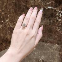 ราคา แหวนเพชรเม็ดเดี่ยวชู 3 กะรัต ก้านอิตาลี เรียบหรู (27853223952)