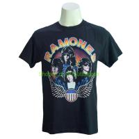ราคา เสื้อวง Ramones ไซส์ยุโรป ราโมนส์ PTA1787 ลายวงดนตรีร็อค เดธเมทัล Rockyeah (6771005075)