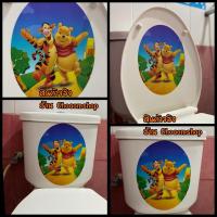 ราคา Pooh สติกเกอร์หมีพูห์ ติดฝาชักโครก (5634915647)