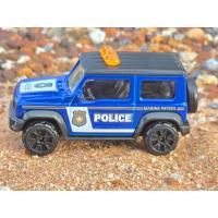 ราคา โมเดลรถเหล็ก ซูซูกิ จิมนี่ Majorette Suzuki Jimny Police Cars SUV BLUE Diecast 1:64 มือสอง (42173071172)
