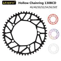 ราคา Litepro ใบจานหน้าจักรยาน 46 48 50 52T 54 56 58T 130BCD สําหรับจักรยานพับ (16667855883)