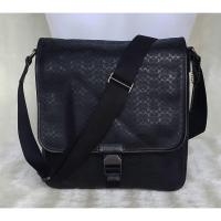 ราคา กระเป๋ามือสอง ของแท้ COACH Heritage Signature Embossed Pvc Map Bag กระเป๋าสะพายข้าง (7643056707)