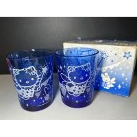 ราคา แก้วใบใหญ่ Hello Kitty SANRIO Fairy Kitty Wings 2003 Blue Glass กล่องมีรอยเปื้อน (28279818930)