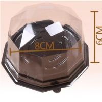 ราคา กล่องใส่ขนม ฝาโดมเหลี่ยมเพชร ฐานน้ำตาล 50ชุด (24560021323)