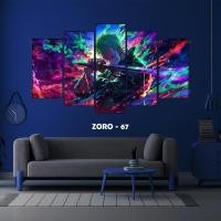 ราคา ภาพวาด ZORO (62-75), ชุดสติ๊กเกอร์ติดผนังแบบม้วน Formex 5 ชิ้น, ห้องนอน, ตกแต่งห้องนั่งเล่น (29942650887)