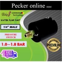 ราคา 1/4 "ชายเกลียวปั๊มน้ําความดันสวิทช์ควบคุม (สีดํา) (42474606995)