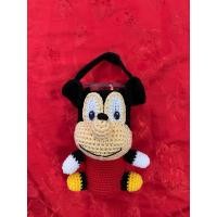 ราคา กระเป๋าถักไหมพรม มิกกี้เมาส์ สวมแก้ว(เฉพาะกระเป๋าไม่รวมกระติก) (44364895892)