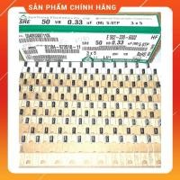 ราคา [ 20 ชิ้น ] CAPACITOR 50V 0.33UF Size: 3x5mm SAMYOUNG BRAND (50V0.33UF 0.33UF 50V 0.33UF50V ) (41164543726)