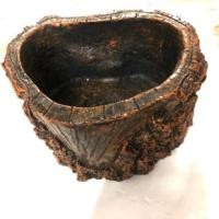 ราคา กระถางปูน ลายเปลือกไม้ รูปหัวใจ (2131754924)