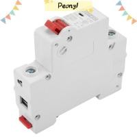 ราคา PEONY DC Circuit Breaker, 10A/16A/63A DZ47‐63Z‐1P Circuit Breaker, Safety Switch Miniature 205V DC Miniature Circuit Breaker ป้องกันการรั่วซึม (50352050575)